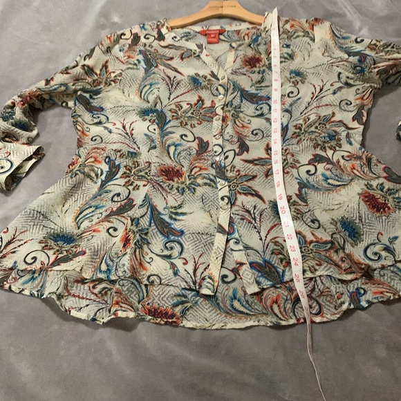 Sundance silk blouse XL - Picture 7 of 7